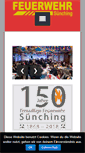 Mobile Screenshot of feuerwehr-suenching.de