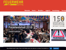 Tablet Screenshot of feuerwehr-suenching.de